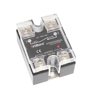 Thu nhỏ <span class=keywords><strong>100A</strong></span> 120A một pha trạng thái rắn Relay <span class=keywords><strong>AC</strong></span>/<span class=keywords><strong>AC</strong></span> <span class=keywords><strong>SSR</strong></span>-100AA niêm phong bảo vệ - Product Image 1