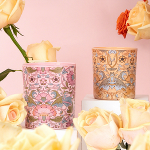 Vela Aromática de Cera de Soya de Lujo Personalizada de Fábrica, Serie de Ilustraciones para Decoración del Hogar, Botellas de Vidrio Hechas a Mano de Alta Calidad - Product Image 3