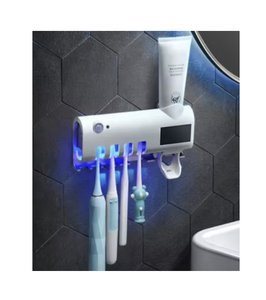 Smart Magnetic Toothbrush Dispenser Holder Automatic Toothbrush Holder Automatic <b>Toothpaste</b> Dispenser - Product Image 1