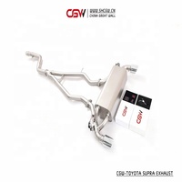 Silencieux d'échappement en acier inoxydable ou en titane, personnalisé, de Style élégant, pour Toyota, pra, 3.0T, 2019, à offrir
