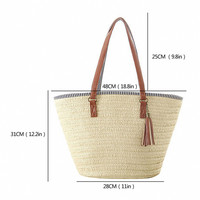 Sacs A Main En Paille D'Embrayage Rose Pour Femmes Sac Hobo Dames Liquidation De Chapeaux Et Petite Fille