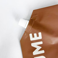 Sacs d'emballage en plastique à fermeture éclair pour impression numérique, pour savon liquide, gel douche, produits de lavage, soins de la peau, taille et couleur personnalisables