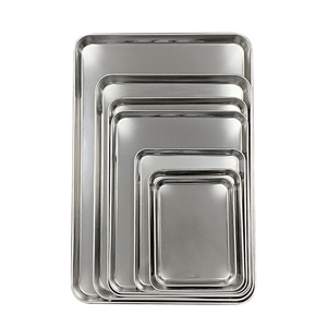 Nướng thịt nướng PAN cấp thực phẩm lọc chìm bay Pan bề mặt lượn sóng nhỏ giọt Pan phục vụ Khay thép không gỉ tùy chỉnh hiện đại Thông Tư - Product Image 4