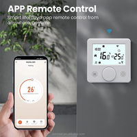 Termostato Inteligente WiFi con Control de Temperatura para Calefacción por Suelo Radiante y Caldera, Compatible con Alexa