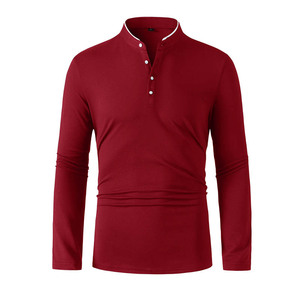 Camisetas de Manga Larga para Hombre, Estilo Hip Hop, de Algodón Jersey Transpirable, con Logotipo Bordado, Venta al Por Mayor - Product Image 4