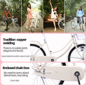 Vélo de ville pour filles, en acier à haute teneur en carbone, Portable, 20-24 pouces, vente en gros - Product Image 3