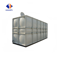 Tangki Penyimpanan Air FRP Food Grade Umur Panjang 10000 Liter 30000L 50CBM 100CBM 150CBM 200m3 untuk Air Minum