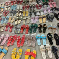 Sandales plates d'été pour femmes, respirantes, avec doublure en maille, pour l'extérieur et la maison, vente en gros directe usine pour les marchés africains