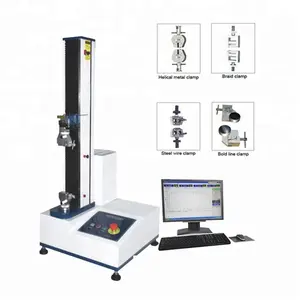 Liyi ASTM D3039 ISO 6892 ASTM D828 ISO 37 Equipo de prueba de hilo 2kn Probador de estiramiento Dispositivo de prueba de Medición de Resistencia a la tracción