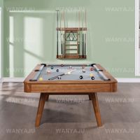 Table de billard à manger au design vintage du milieu du siècle Table de billard rustique professionnelle en ardoise finition naturelle à vendre