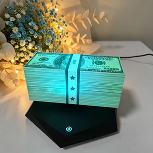 โคมไฟดอลลาร์ GTA แบบลอยแม่เหล็ก พร้อมไฟ LED เปลี่ยนสีได้ 16 สี และรีโมทคอนโทรล ไฟกลางคืนสร้างบรรยากาศเย็นสบายสำหรับวางบนโต๊ะที่บ้าน - Product Image 4