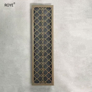 Grille de ventilation rectangulaire en alliage d'aluminium pour salon, design moderne de luxe léger, pour sortie d'air conditionné, ventilation facile - Product Image 1