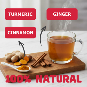 Thé au Curcuma, Gingembre et Cannelle Marque Blanche : Favorise la Digestion, Saveurs Terrestres et Chaleur Réconfortante pour Revitaliser et Inspirer - Product Image 5