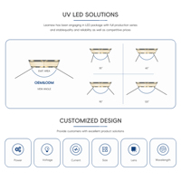 Lampe à Led personnalisée Uva Uvb Uvc Uvc 285NM 395NM 405NM lumière LED système de polymérisation Uv LED haute puissance