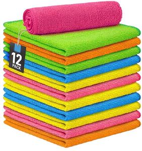 Chiffon de nettoyage en microfibre supérieur 80 % polyester 20 % polyamide pour lavage de voiture, séchage, vaisselle et <span class=keywords><strong>cuisine</strong></span> - Product Image 1