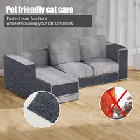 Tapis anti-griffures pour chat, tapis auto-adhésif, tapis de protection pour meubles, canapé, coin, canapé, mur, protection intérieure
