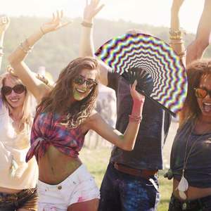 Abanico de Mano Personalizado de 33 cm, Abanico de Bambú con Diseño de Mariposa Reflectante UV, Impresión de Logotipo, Abanico Plegable Portátil - Product Image 5