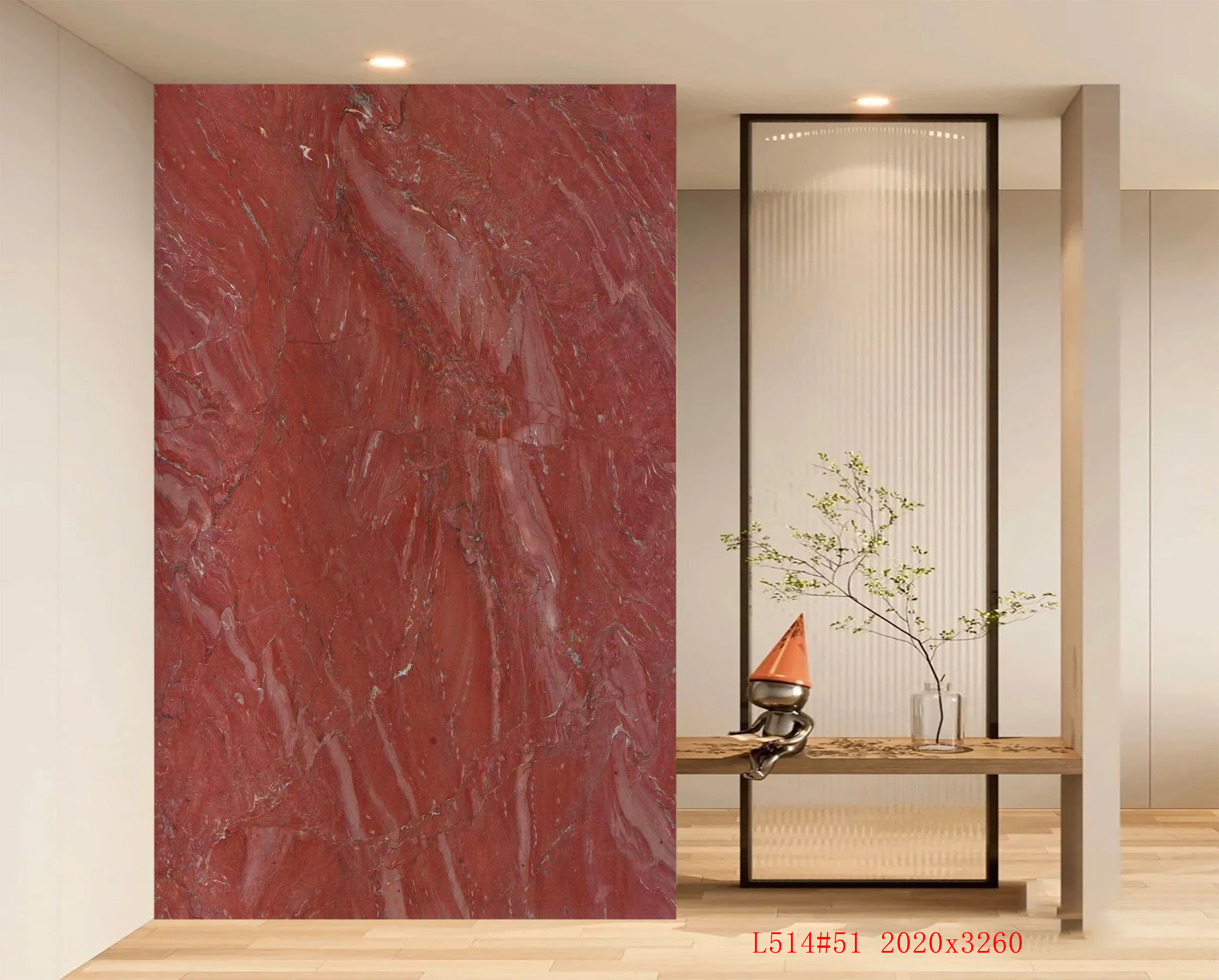 Brazilian Natural Stone Granite Xango Red Polished Surface Modern Big Slab for Kitchen Sink Bathroom Vanity Stairs Interior