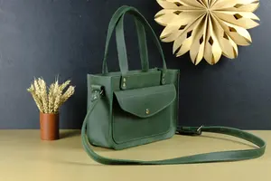 กระเป๋าถือผู้หญิงแฟชั่นโบฮีเมียนสไตล์วินเทจทำด้วยมือพร้อมกระดุมปิดและสายเดี่ยว - Product Image 3