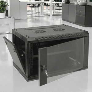 19 Inch <strong>4u</strong> 6u 9u 12u 15u 18u 20u Network Cabinet with SPCC Steel Wall 600mm Depth Glass Door Front <strong>Server</strong> Rack - Product Image 1