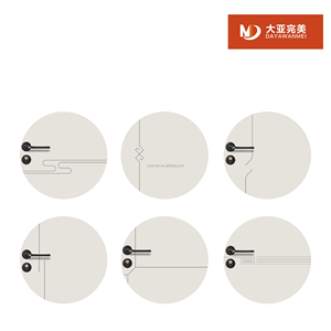 Puerta empotrada de madera de chapa de melamina moderna para dormitorio apartamento puerta interna de apertura lateral impermeable - Product Image 3