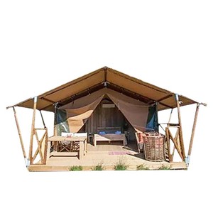 Carpa Extensible Meihua Tipo Casa, 1 Dormitorio, 1 Sala de Estar, Estructura de Aleación de Aluminio, Impermeable para las Cuatro Estaciones, para Campamento al Aire Libre - Product Image 3