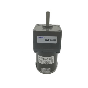 Moteur à engrenages LINIX 55ZY24-15-01/60JB120G08 24V 15W 2200 tr/min, moteur à aimant avec réducteur de boîte de vitesses à arbre de 8 mm - Product Image 1