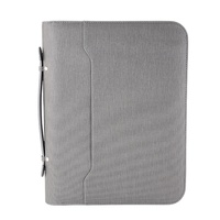 Carpeta Portadocumentos Multifuncional A4 con Cremallera, Personalizable con Logotipo, de PU, para Archivar Documentos de Ventas
