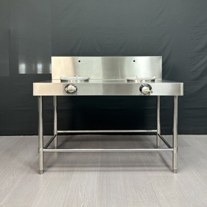 Cuisinière à gaz haute pression VICTORY Commercial Thailand en acier inoxydable Kwali Range SS pour autres fournitures de restaurant et d'hôtel - Product Image 4
