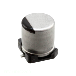 ตัวเก็บประจุแบบติดผิว ยี่ห้อ Manufacturer Channel รุ่น CAP ALUM 22UF 20% 16V SMD EEV-HD1C220R 22 ยูเอฟ - Product Image 1