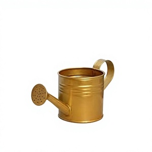 Gold Metal <b>Watering</b> <b>Can</b> with Sprinkler Head Durable <b>Vintage</b> Garden Pot Planter or Flower Pot You <b>Can</b> Place Potted Plants - Product Image 1
