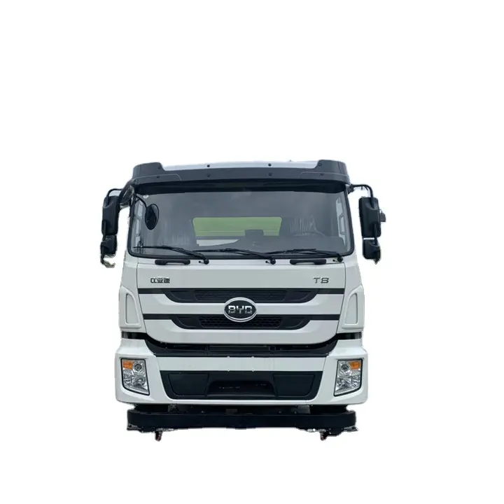 BYD 18T Pure electric high pressure cleaning truck from CLW with wheel base 4500mm