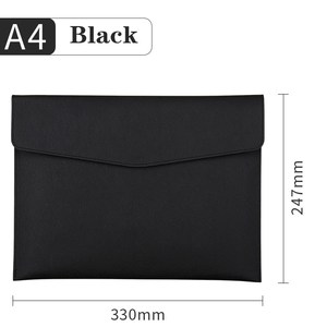 <span class=keywords><strong>Pochette</strong></span> d'organisation de documents A4 en <span class=keywords><strong>cuir</strong></span> PU durable coloré avec sac de classement de bureau multifonction Logo personnalisé - Product Image 6