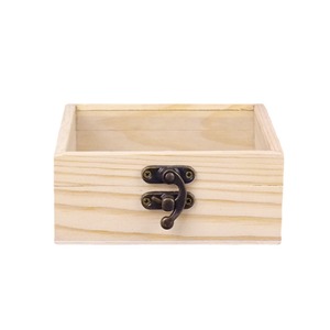 Wooden <b>Box</b> Preserved Flower Gift <b>Box</b> Square <b>Pine</b> Handmade Craft Storage <b>Box</b> For Souvenirs - Product Image 5
