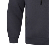 Fabricants de vêtements, sweat à capuche zippé pour homme en coton 100% personnalisé, 430 grammes, manches longues, pour l'automne et l'hiver, chaleur et mode