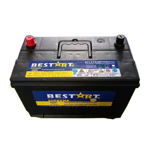 BESTART 12V SMF car battery 80ah AUTO battery MF battery BCI 27R-MF
