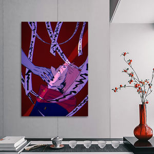 Guanjun 40*60 cm Jujutsu pintura pared arte sala de estar Anime lienzo impresiones <span class=keywords><strong>Manga</strong></span> lienzo Póster - Product Image 6