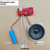 V526 Papan Sirkuit Audio Speaker 6.5 Inci Kompatibel Pemutar Kartu TF Dekoder Radio FM Catu Daya 5V Kit Speaker DIY