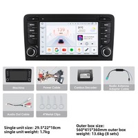 Écran de navigation GPS Android 7 pouces d'origine Audi, CarPlay, DSP stéréo, modèle A3 2003-2012, garantie 1 an, mise à niveau automobile