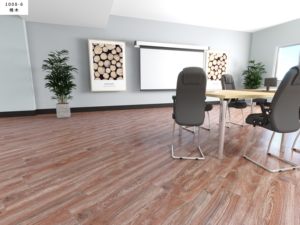 Fabricant de tapis en bois gaufré imperméable à l'eau de 6 po x 36 po, motifs en plastique SPC à noyau rigide pour salle de bain vierge 100% - Product Image 2