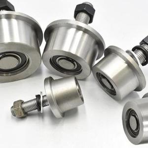 Ruota in acciaio a canale 6.3 con puleggia conica a rulli pesanti a forma di T #5 #6 # per parti di trasmissione di potenza del montacarichi - Product Image 6