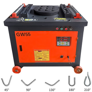 <span class=keywords><strong>Cintreuse</strong></span> de barres d'armature semi-automatique électrique bon marché de 40 mm avec PLC et moteur, haute productivité, machine à cintrer les barres de <span class=keywords><strong>fer</strong></span> à béton - Product Image 2