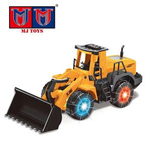 1:18 elettrico universale leggero <span class=keywords><strong>e</strong></span> musicale bulldozer <span class=keywords><strong>camion</strong></span> di plastica veicolo per bambini macchinine elettriche - Product Image 4