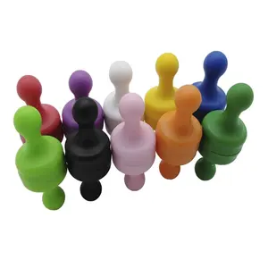 Strong magnetic push pin colorful plastic magnets for office