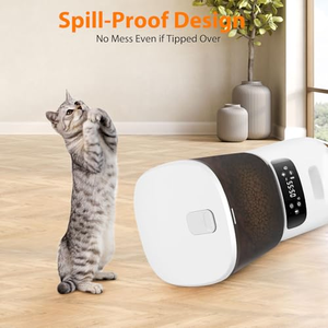 Distributeur automatique de nourriture pour animaux de compagnie 3L empilable et extensible, distributeur de nourriture pour chiens et chats avec minuterie et WiFi 2.4G pour aliments secs - Product Image 4
