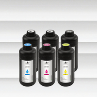 1000ml Tinta UV Keras Lembut untuk Printer UV I3200 XP600 I1600 TX800 L805 1390 DX4 DX5 DX7 DX10 Tinta UV Curing untuk Ricoh