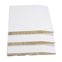 Plinthe en bois apprêté blanc 12,7 x 127 x 3660 mm Prête à peindre