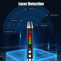 Détecteur anti-espion portable, caméra cachée et traceur GPS, scanner RF anti-écoute, 2G sans fil, garantie 1 an, stylo de détection