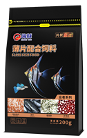 200g sac marsouin Premium protéine flocon poisson nourriture flottant pour petit poisson d'ornement eau non trouble