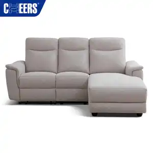 MANWAH CHEERS sofas furniture living room power recliner sofa sectional couch l sofa reclinable with chaise lounge